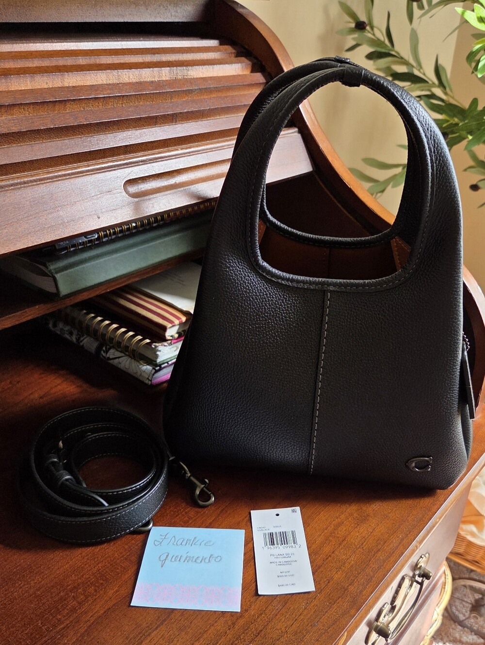 Coach Lana 23 Black With Black Hardware